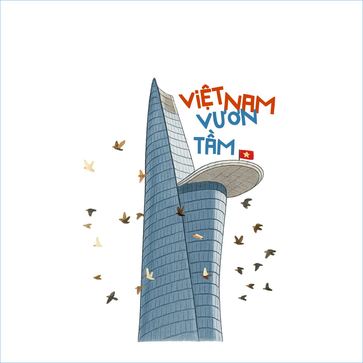 Mẫu Túi canvas 2/9, Quốc Khánh, lễ hội, Việt Nam, hội nhóm, team, tập thể, sự kiện, event, dễ thương, cute — LayerPic