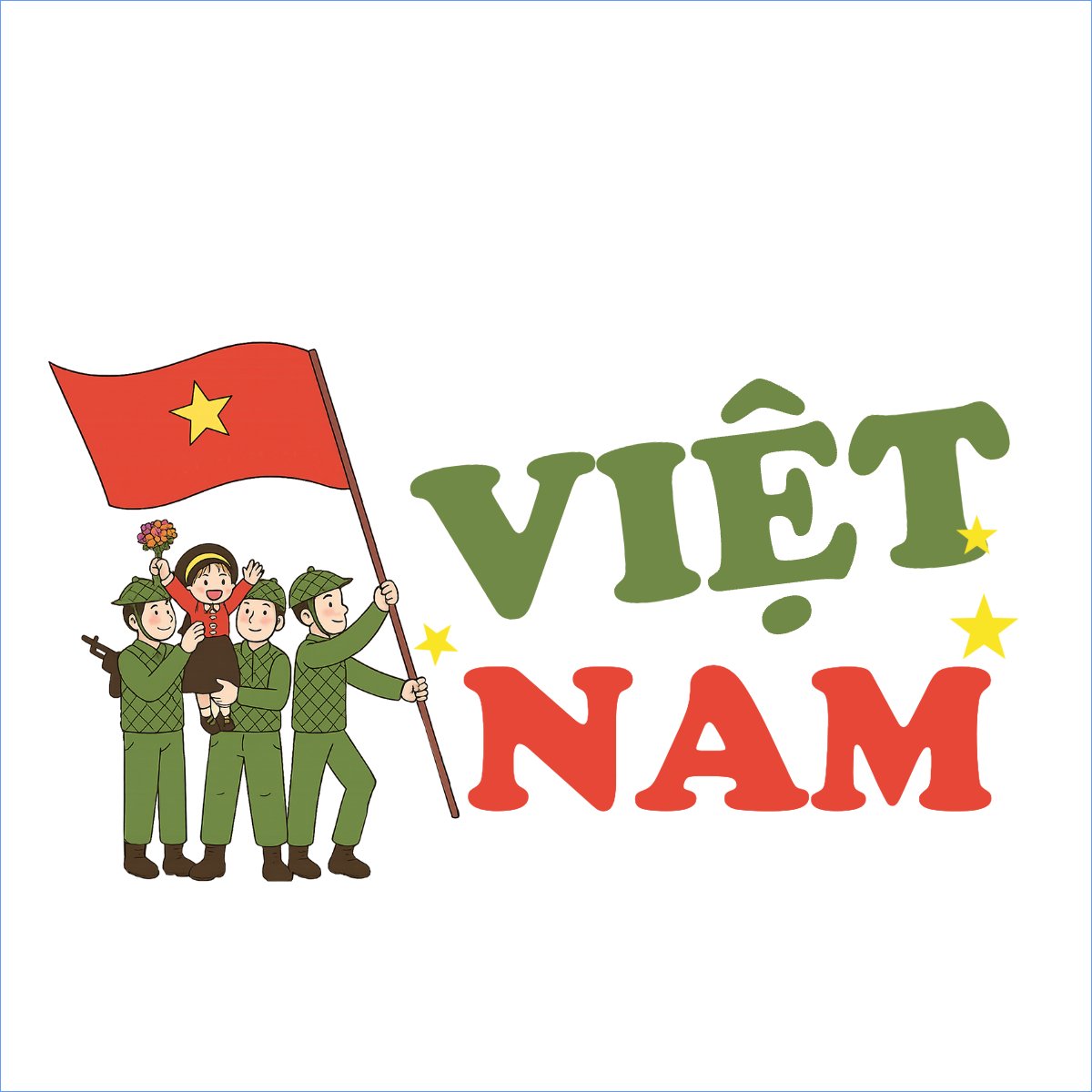 Mẫu Túi canvas 2/9, Quốc Khánh, lễ hội, Việt Nam, hội nhóm, team, tập thể, sự kiện, event, dễ thương, cute — LayerPic