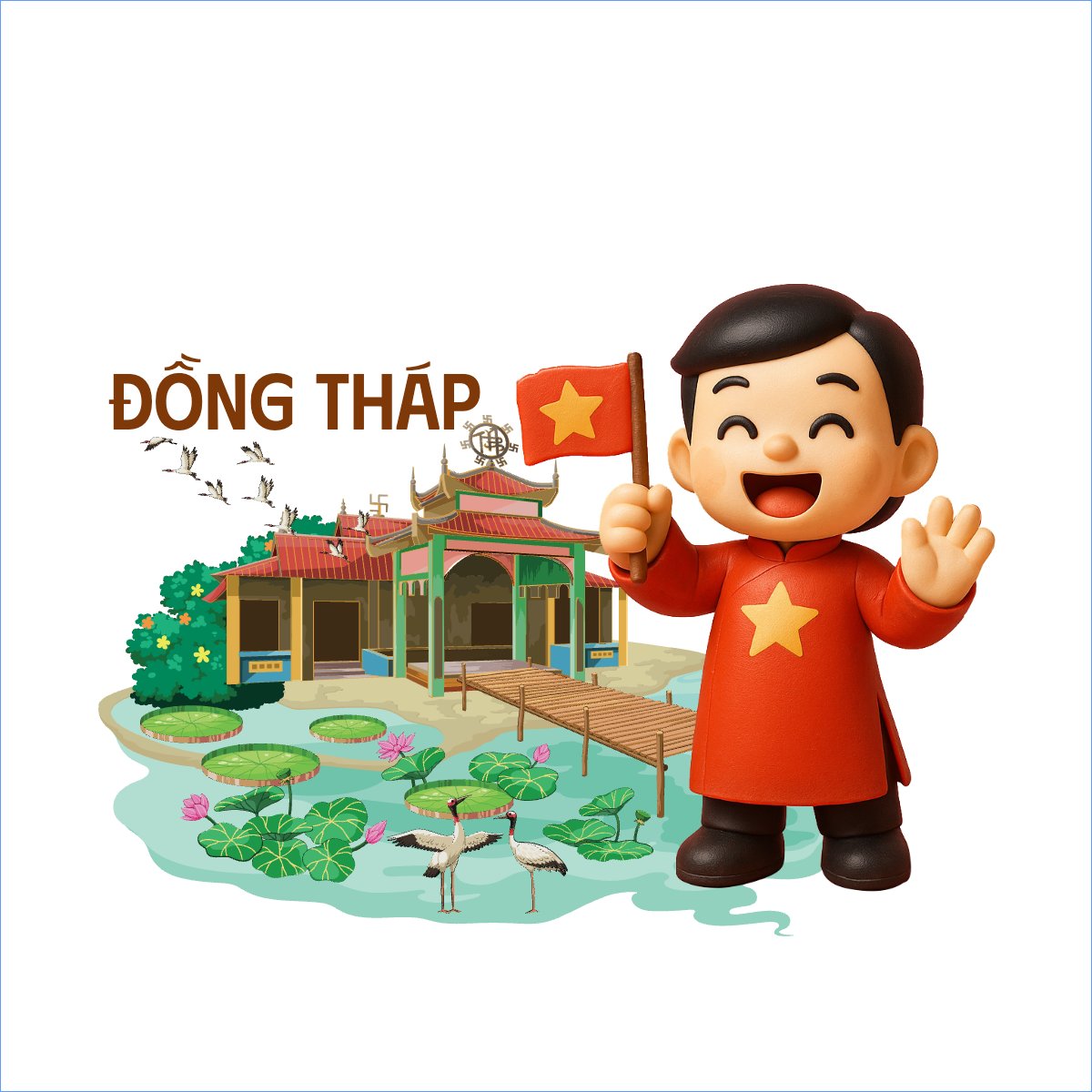 Mẫu Túi canvas 2/9, Quốc Khánh, lễ hội, Việt Nam, hội nhóm, team, tập thể, sự kiện, event, dễ thương, cute — LayerPic