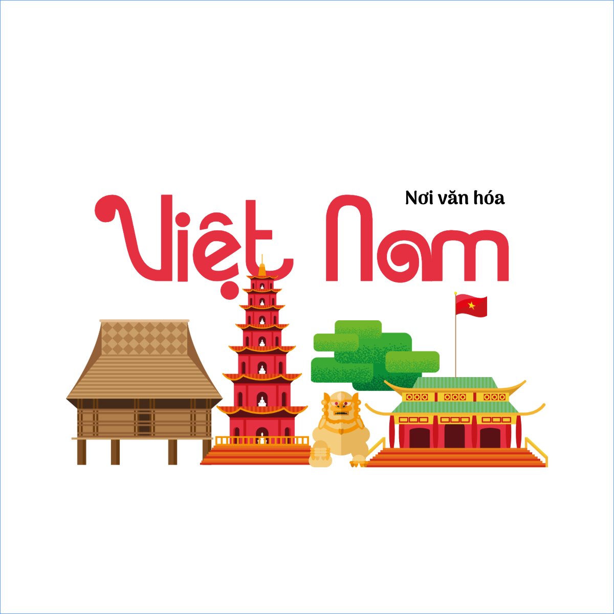 Mẫu Túi canvas 2/9, Quốc Khánh, lễ hội, Việt Nam, hội nhóm, team, tập thể, sự kiện, event, dễ thương, cute — LayerPic