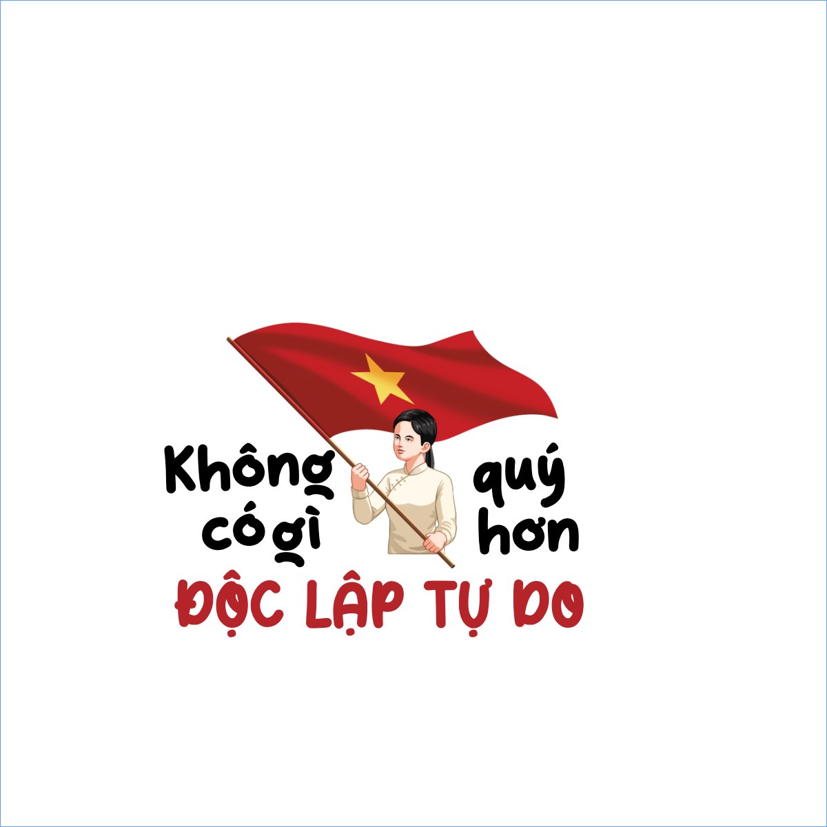 Mẫu Túi canvas 2/9, Quốc Khánh, lễ hội, Việt Nam, cá nhân, personal style, sự kiện, event, dễ thương, cute — LayerPic