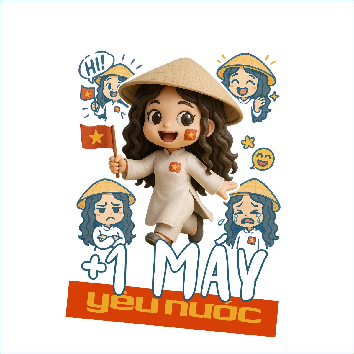 Mẫu Túi canvas 2/9, Quốc Khánh, lễ hội, Việt Nam, cá nhân, personal style, sự kiện, event, dễ thương, cute — LayerPic