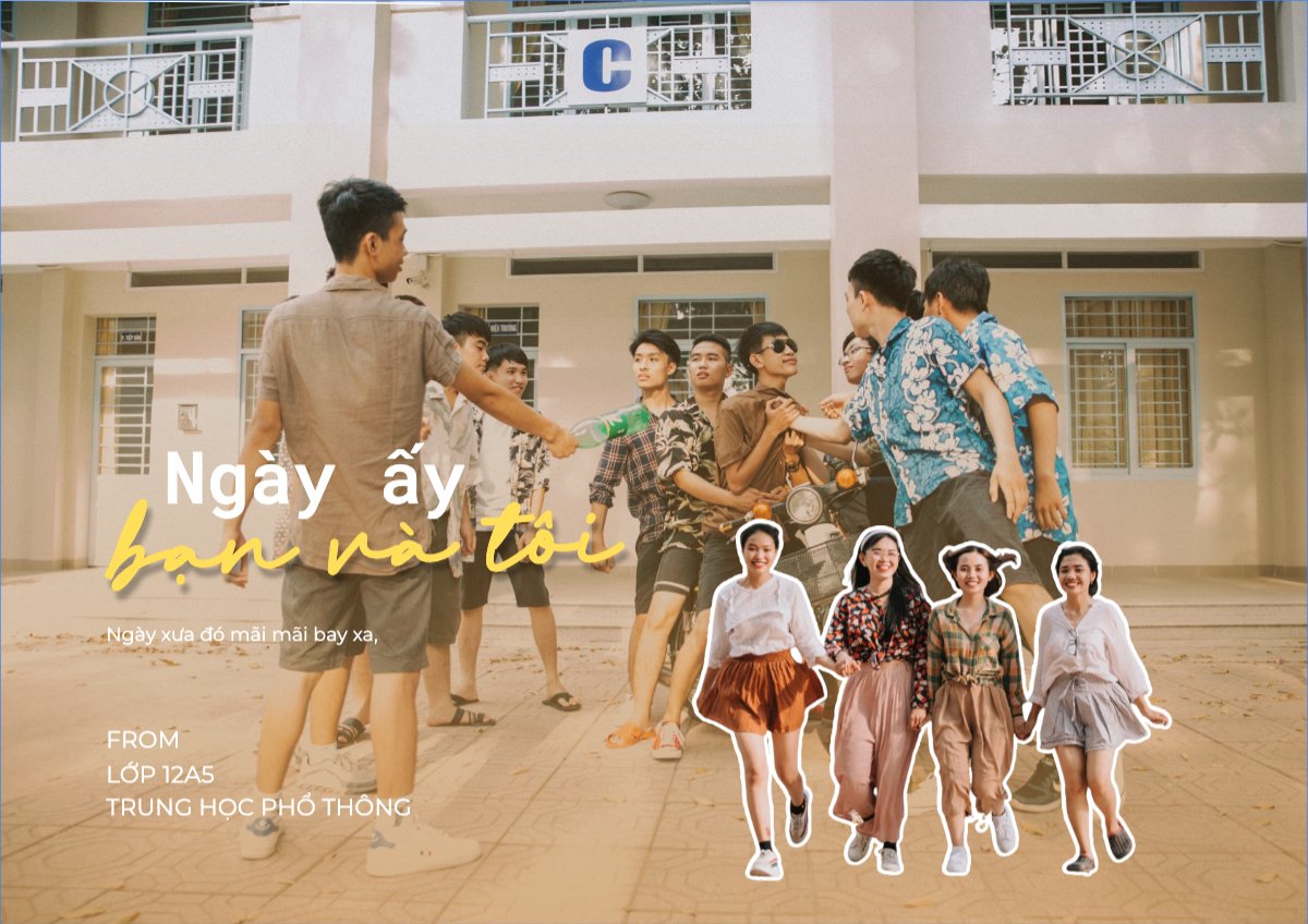 Kỷ yếu, bạn bè, hội nhóm, team, tập thể, đơn giản, tốt nghiệp