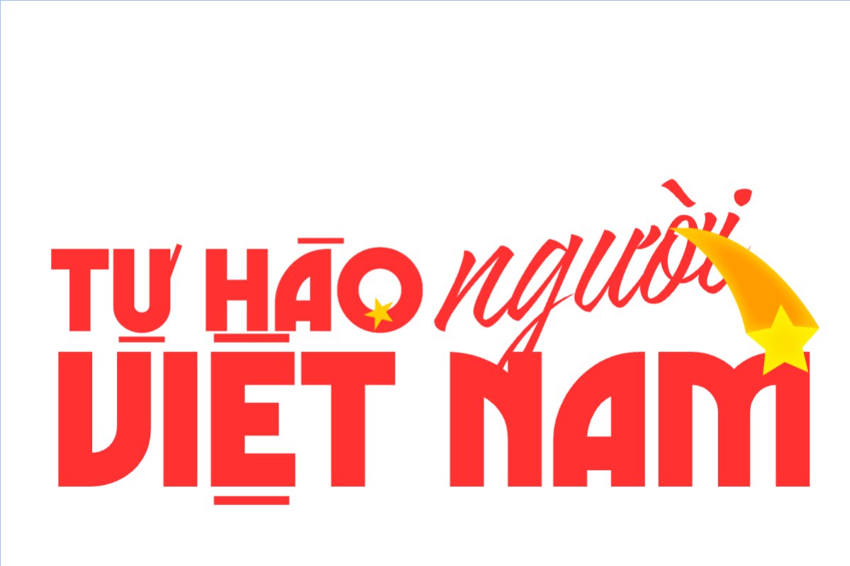 Mẫu Hashtag cầm tay Tự hào người Việt Nam — LayerPic