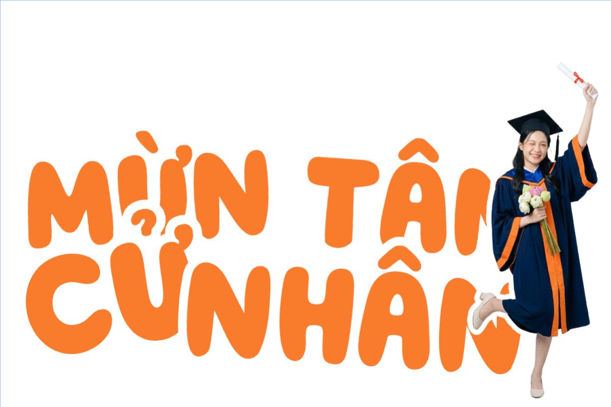 Mẫu Hashtag cầm tay Chúc mừng tốt nghiệp — LayerPic