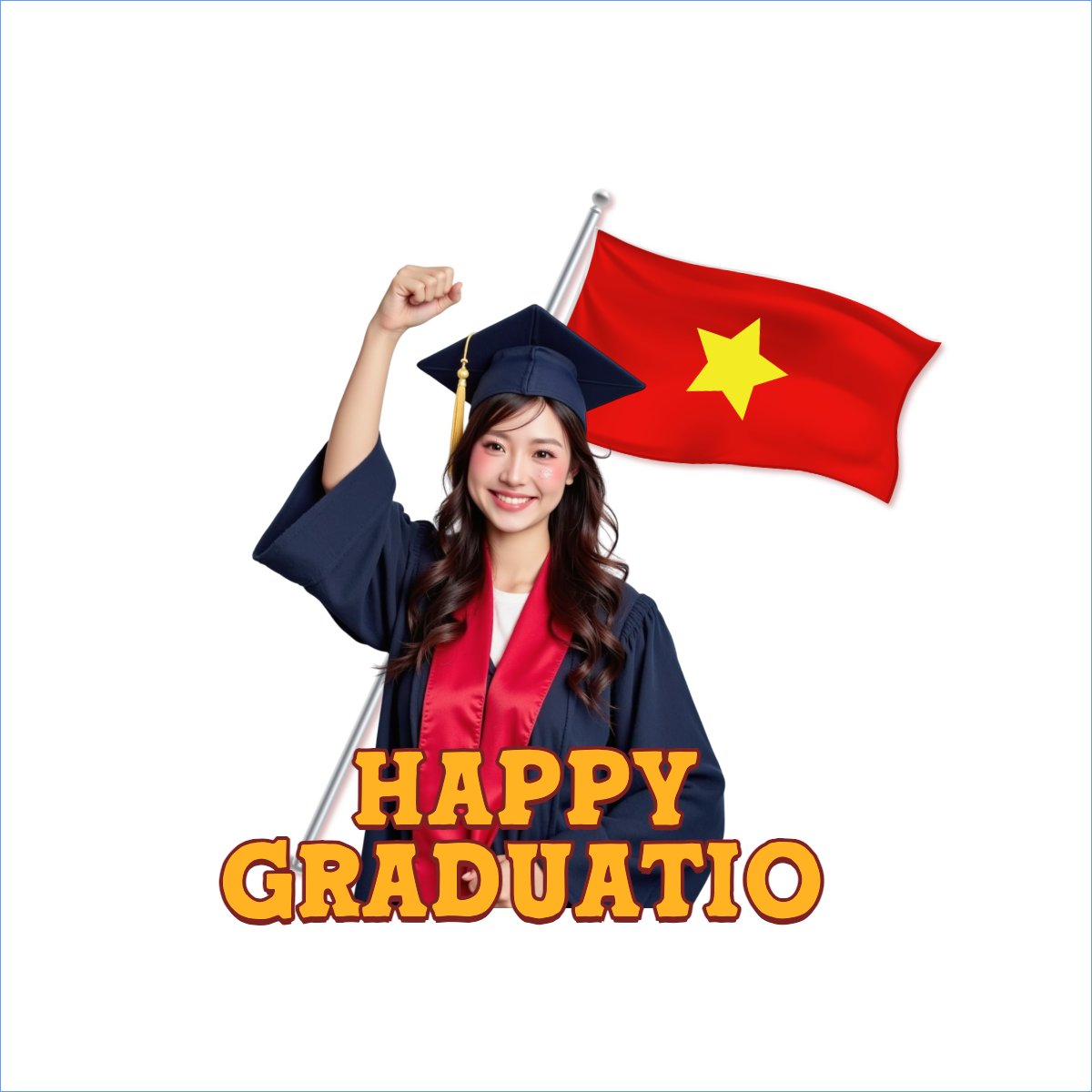 Mẫu Túi canvas Tốt nghiệp, graduation, cá nhân, nhân vật, personal style, signature, Việt Nam — LayerPic