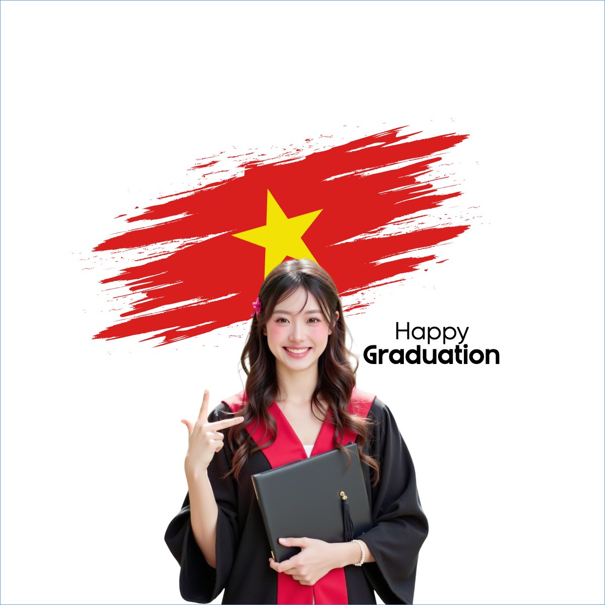 Mẫu Túi canvas Tốt nghiệp, graduation, cá nhân, nhân vật, personal style, signature, Việt Nam — LayerPic