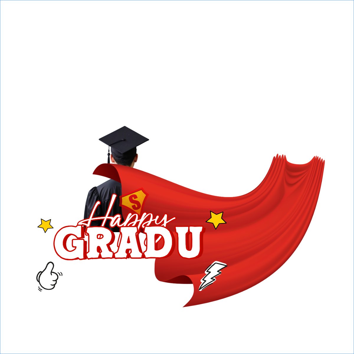 Mẫu Túi canvas Tốt nghiệp, graduation, cá nhân, nhân vật, personal style, signature, superman — LayerPic