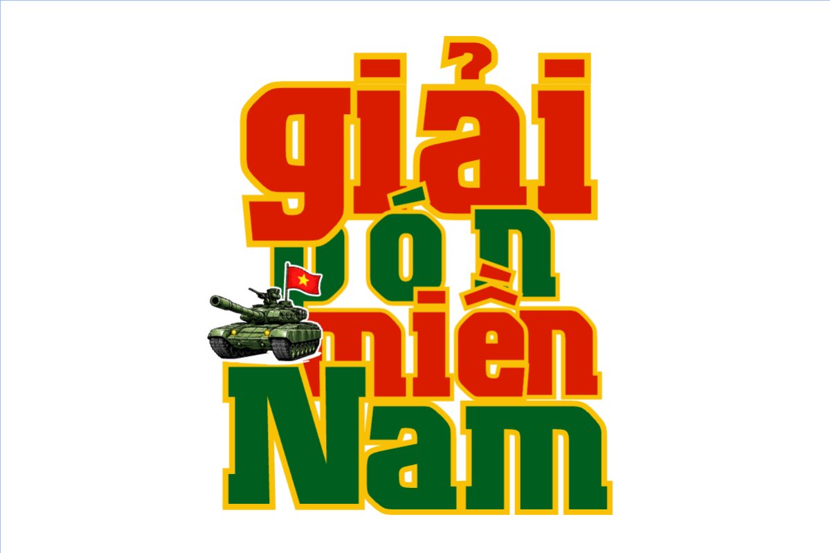 Mẫu Hashtag cầm tay Giải phóng miền Nam thống nhất đất nước — LayerPic