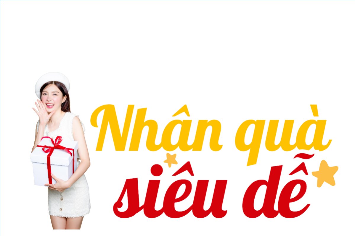 Mẫu Hashtag cầm tay Nhận quà siêu dễ — LayerPic