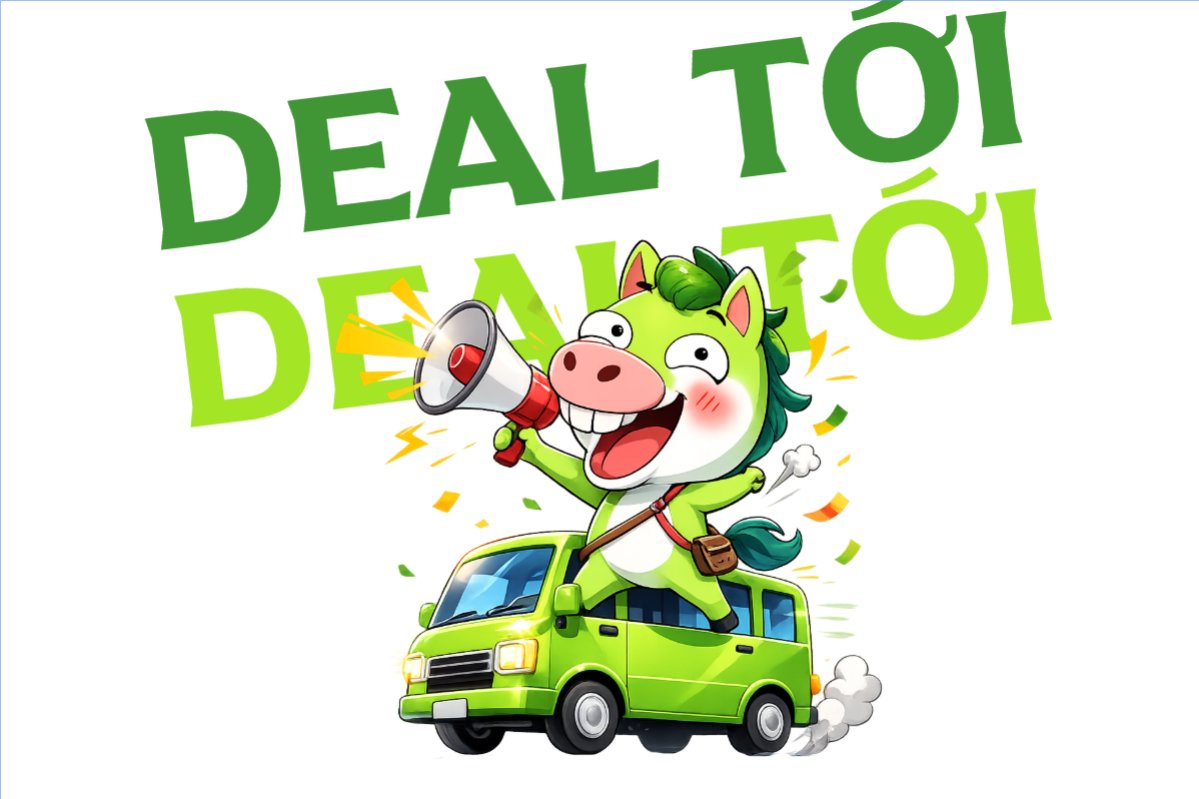 Mẫu Hashtag cầm tay Deal tới deal tới — LayerPic