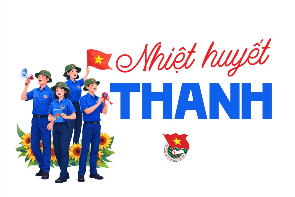 Mẫu Hashtag cầm tay Nhiệt huyết thanh xuân — LayerPic