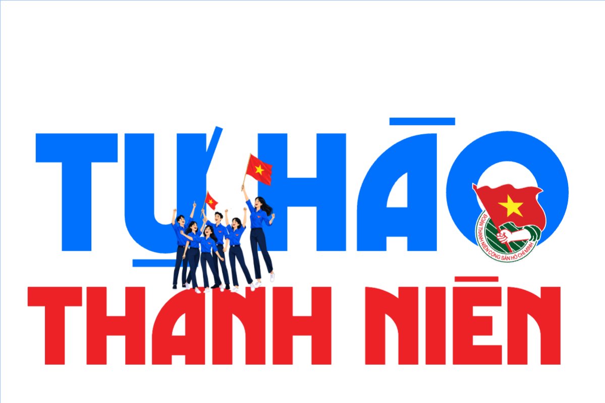 Mẫu Hashtag cầm tay Tự hào thanh niên — LayerPic