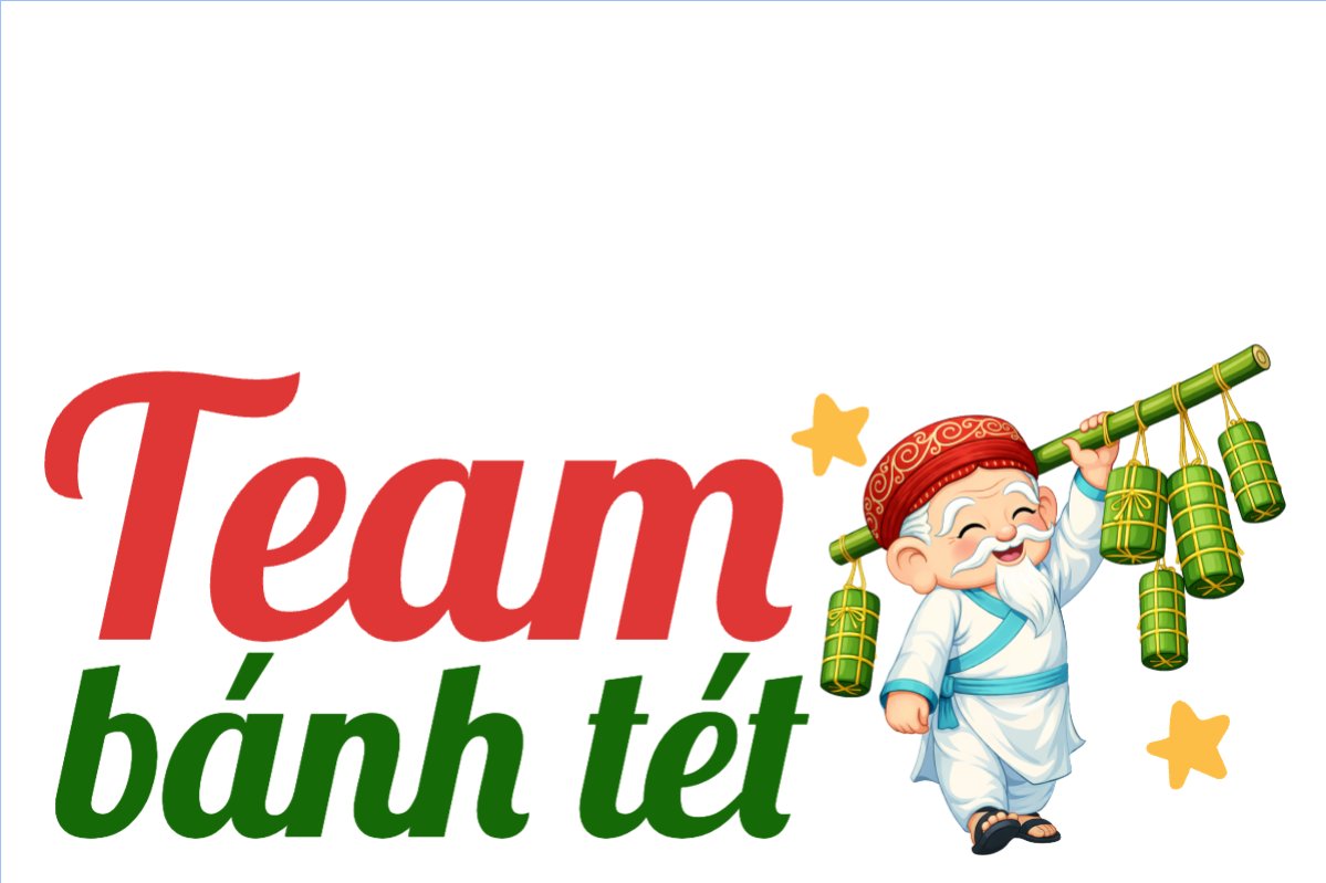 Mẫu Hashtag cầm tay Team bánh tét — LayerPic
