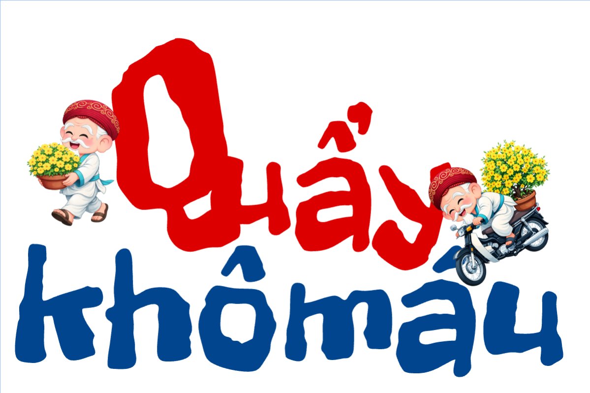 Mẫu Hashtag cầm tay Quẩy khô máu — LayerPic