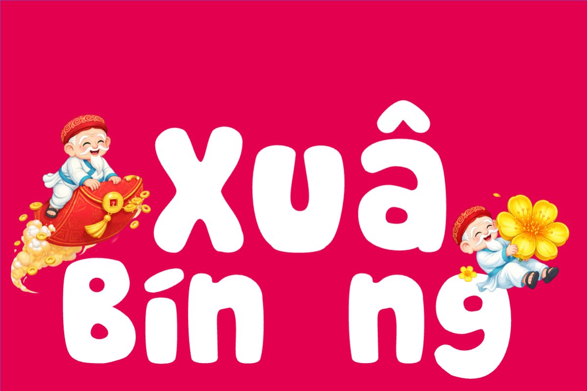 Mẫu Hashtag cầm tay Xuân bính ngọ — LayerPic