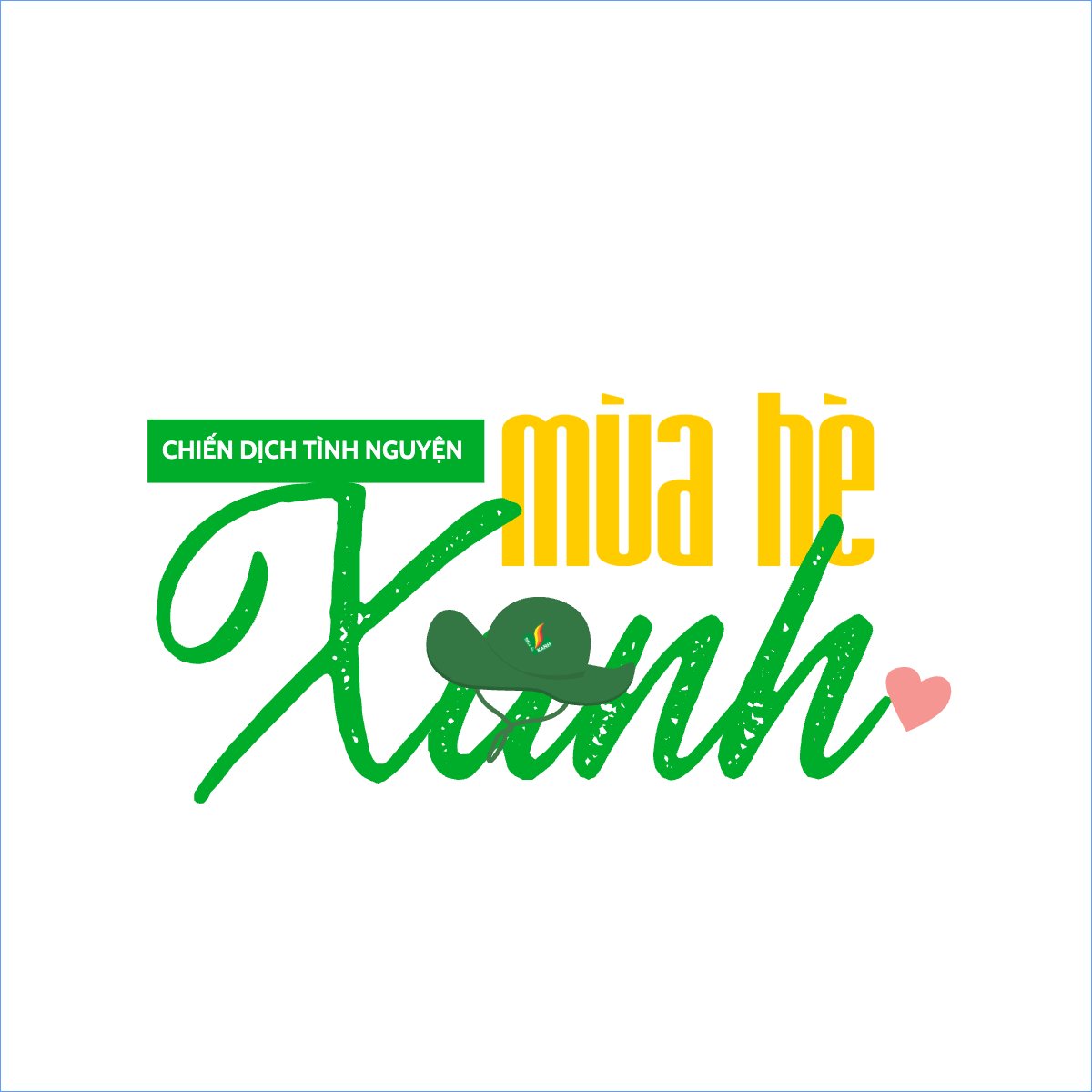 Mẫu Túi canvas Mùa hè xanh, tình nguyện viên, tình nguyện, hội nhóm, team, tập thể — LayerPic