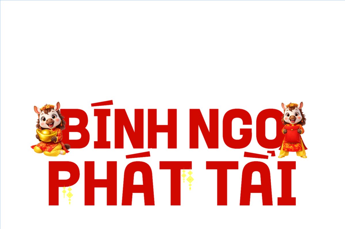 Mẫu Hashtag cầm tay Bính Ngọ phát tài — LayerPic