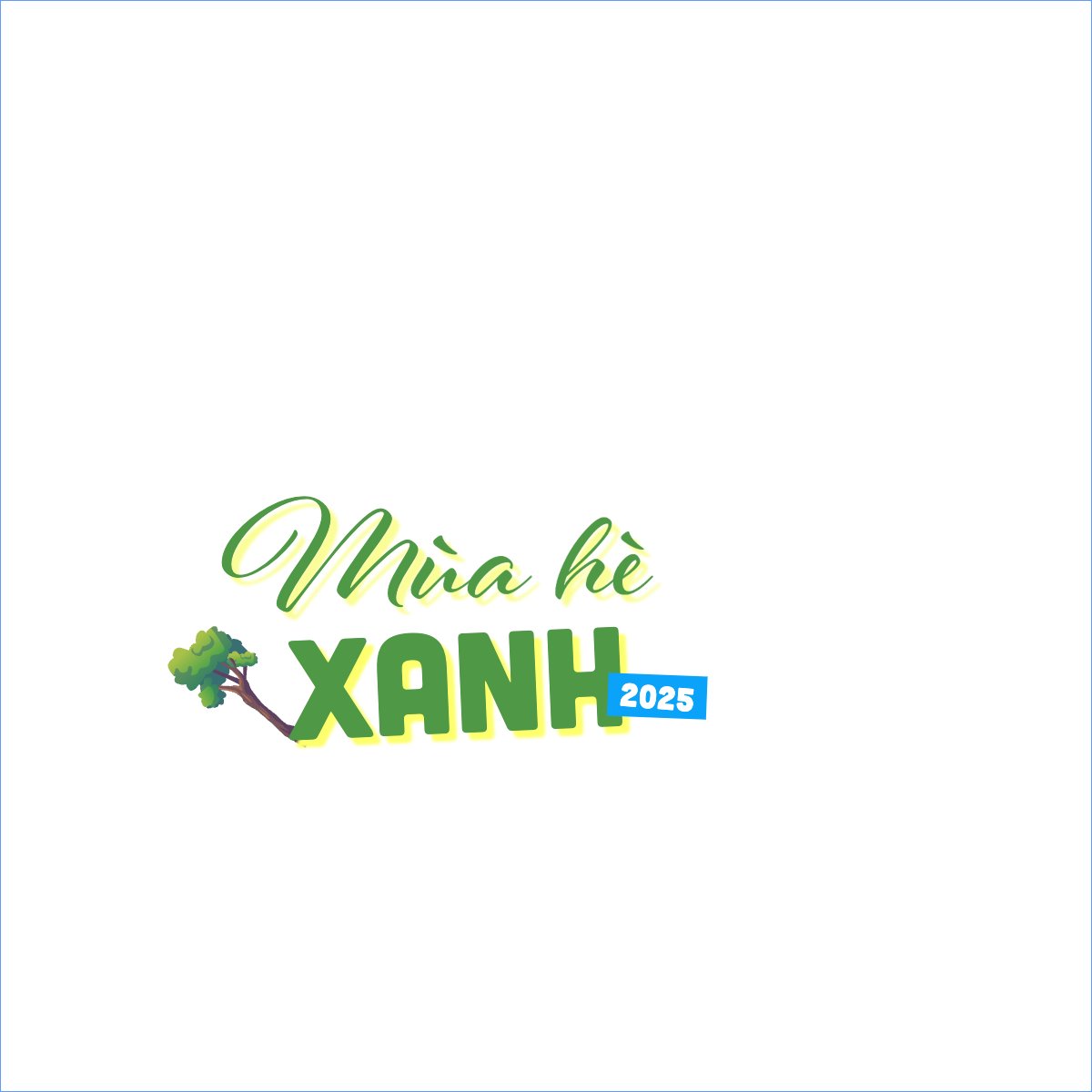 Mẫu Túi canvas Mùa hè xanh, tình nguyện viên, tình nguyện, hội nhóm, team, tập thể — LayerPic