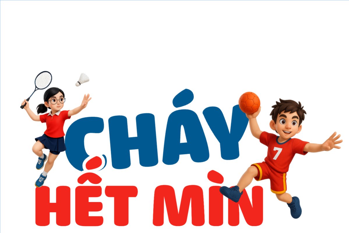 Mẫu Hashtag cầm tay Cháy hết mình — LayerPic