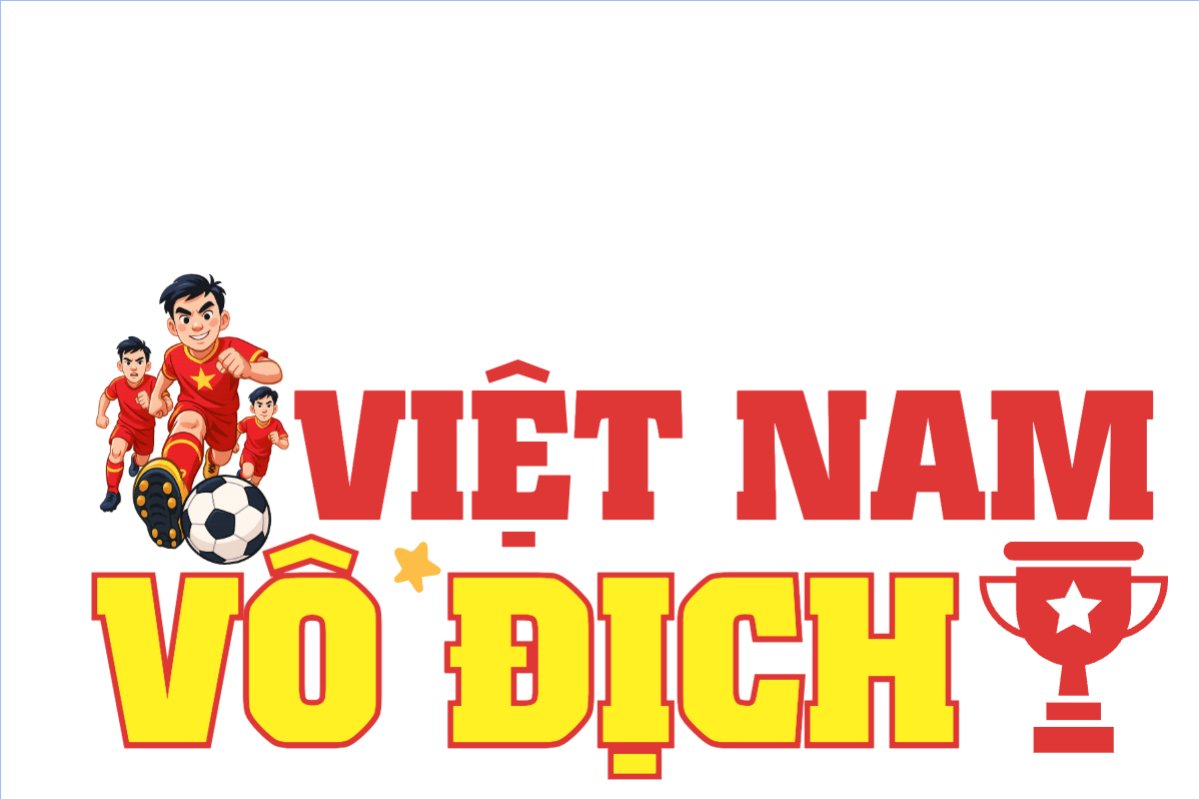 Mẫu Hashtag cầm tay Việt Nam vô địch — LayerPic