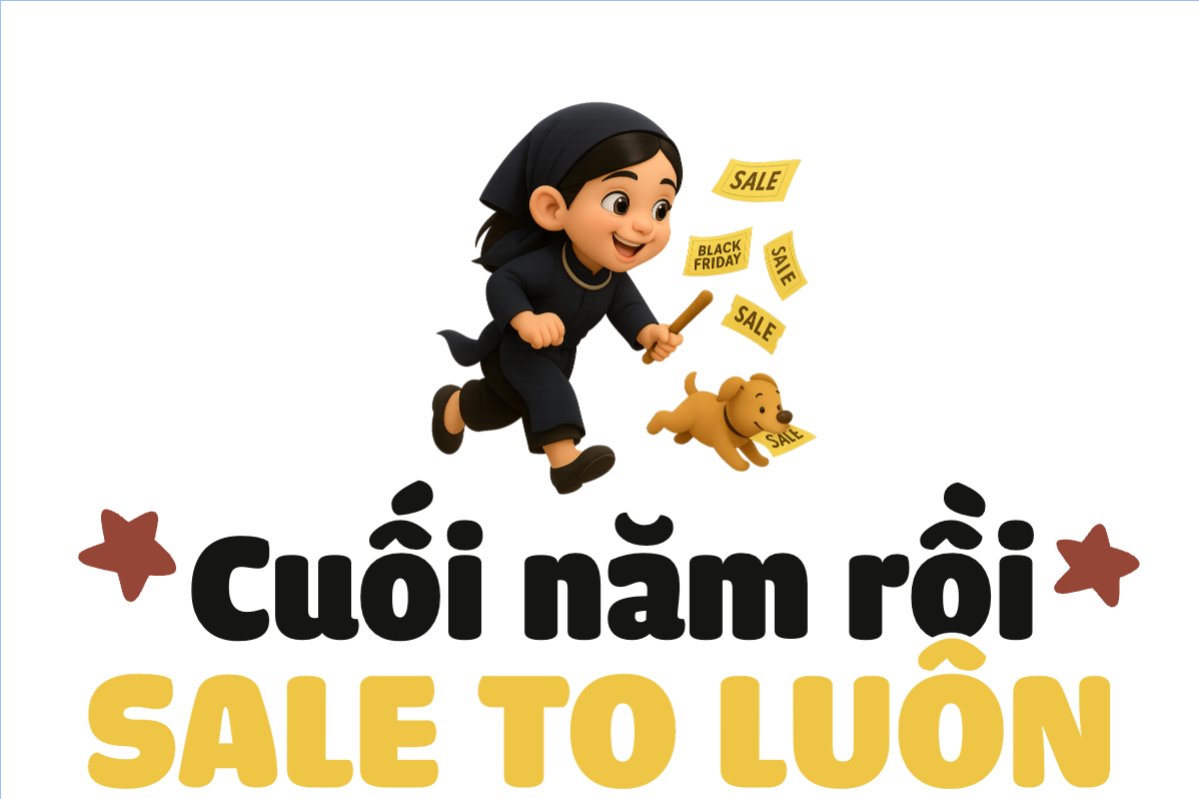 Mẫu Hashtag cầm tay Cuối năm rồi sale to luôn — LayerPic
