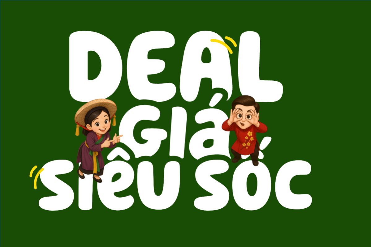Mẫu Hashtag cầm tay Deal giá siêu sốc — LayerPic