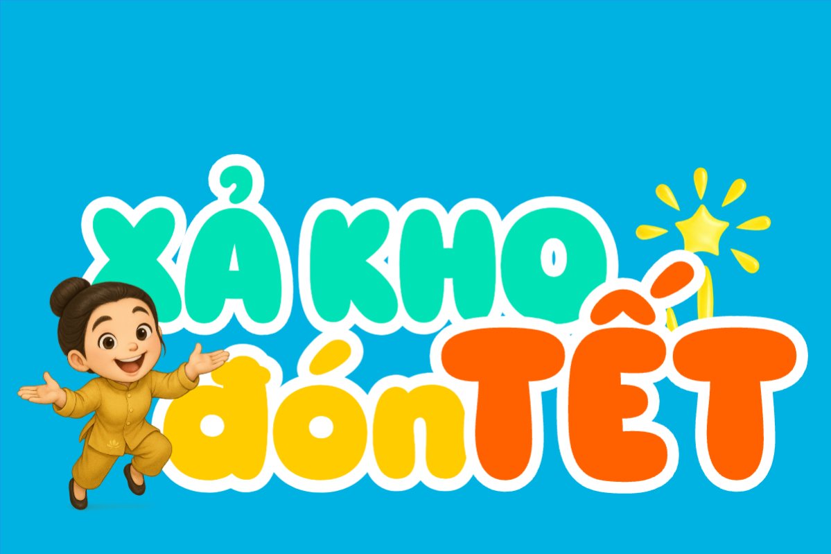 Mẫu Hashtag cầm tay Xả kho đón tết — LayerPic