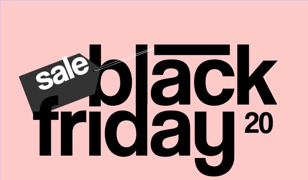 Mẫu Hashtag cầm tay Black Friday sale — LayerPic