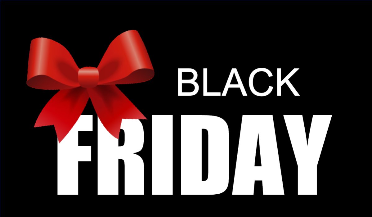 Mẫu Hashtag cầm tay Black Friday — LayerPic