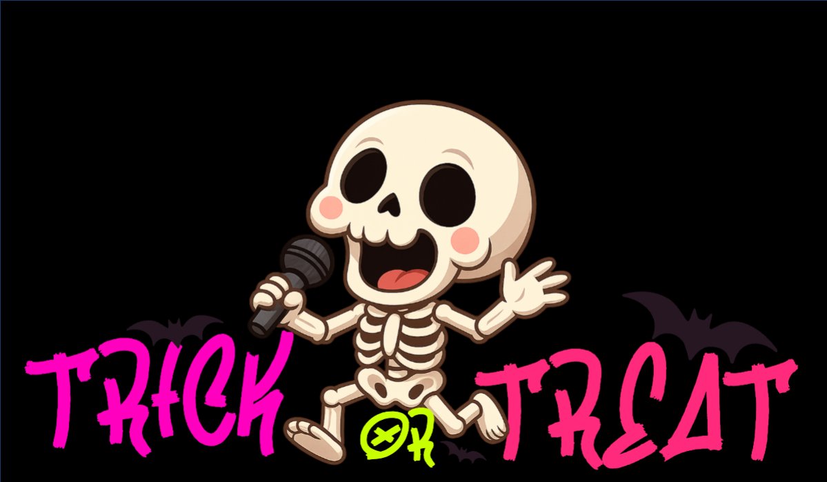 Mẫu Hashtag cầm tay Halloween, lễ hội ma quái, sự kiện, event, dễ thương, cute, chibi, hoạt hình, cartoon — LayerPic