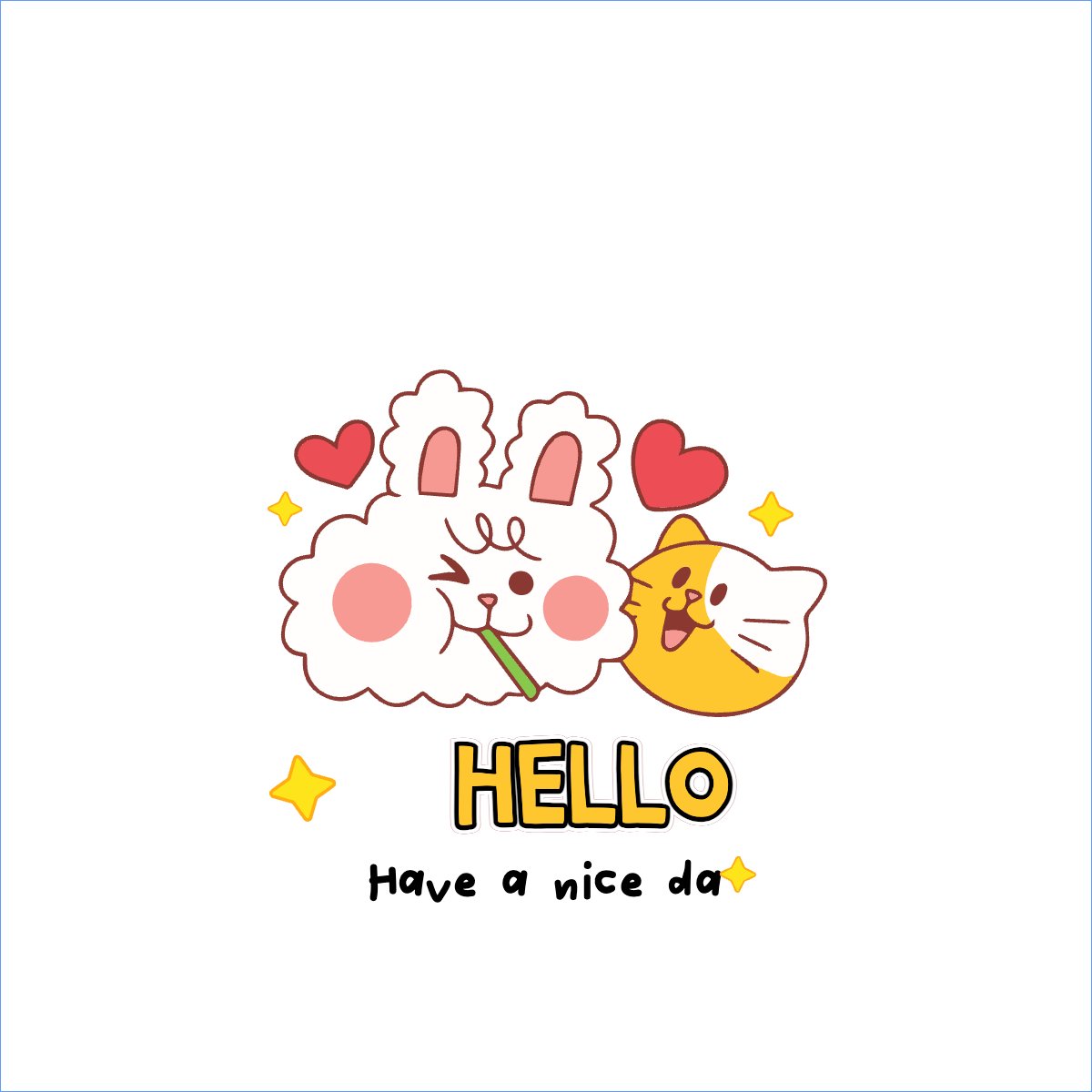 Thỏ, mèo, cat, bunny, trending, hot, viral, xu hướng, thịnh hành