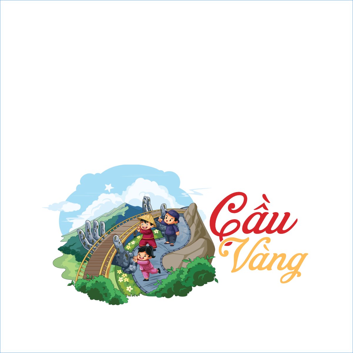 Mẫu Túi canvas Đà Nẵng, cầu Vàng, du lịch, travel, khám phá, hội nhóm, tập thể, team — LayerPic
