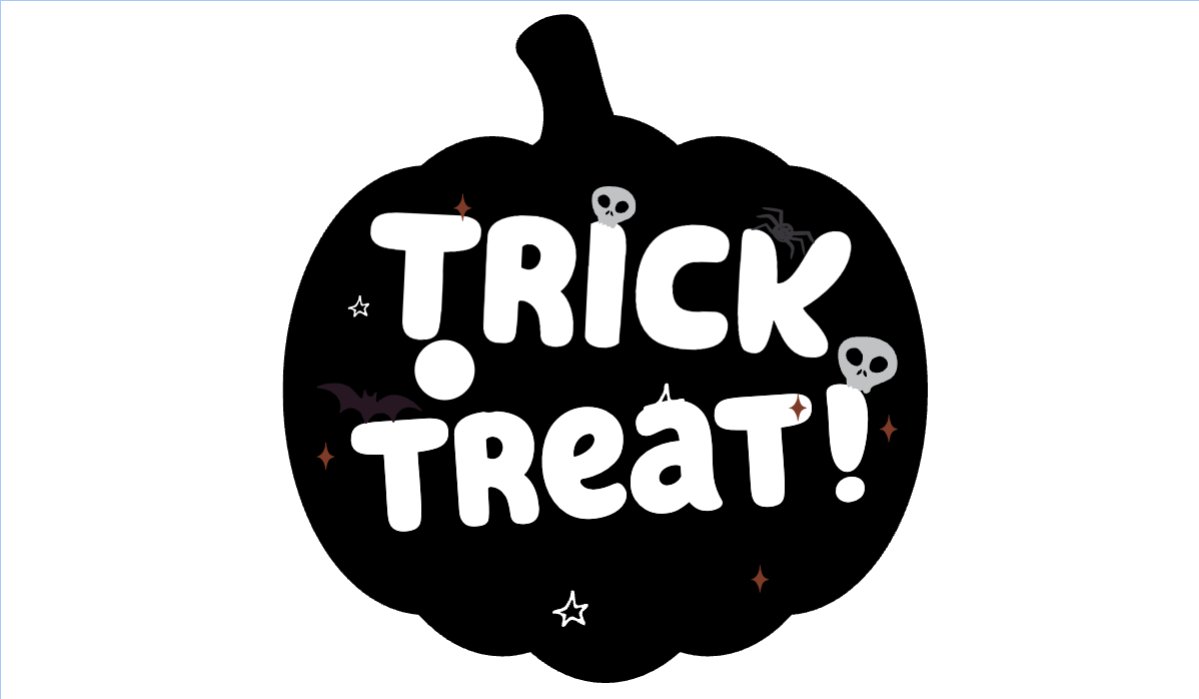 Mẫu Hashtag cầm tay Halloween, lễ hội ma quái, sự kiện, event, dễ thương, cute, chibi, hoạt hình, cartoon — LayerPic