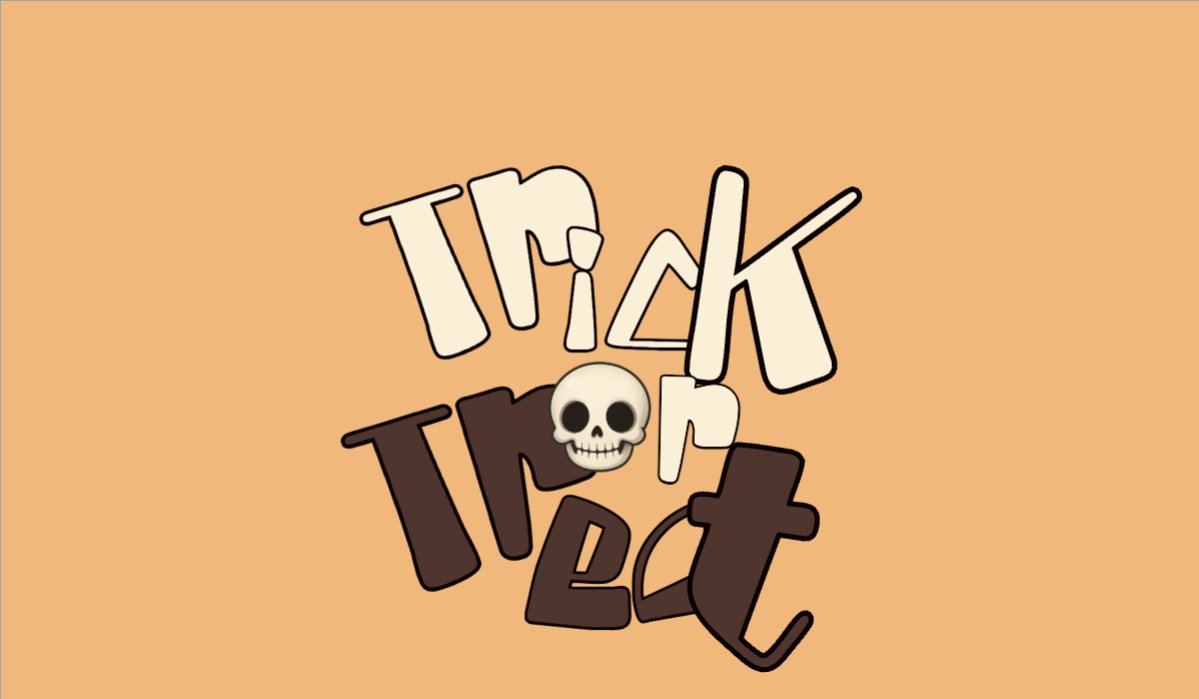 Mẫu Hashtag cầm tay Halloween, lễ hội ma quái, sự kiện, event, dễ thương, cute, chibi, hoạt hình, cartoon — LayerPic