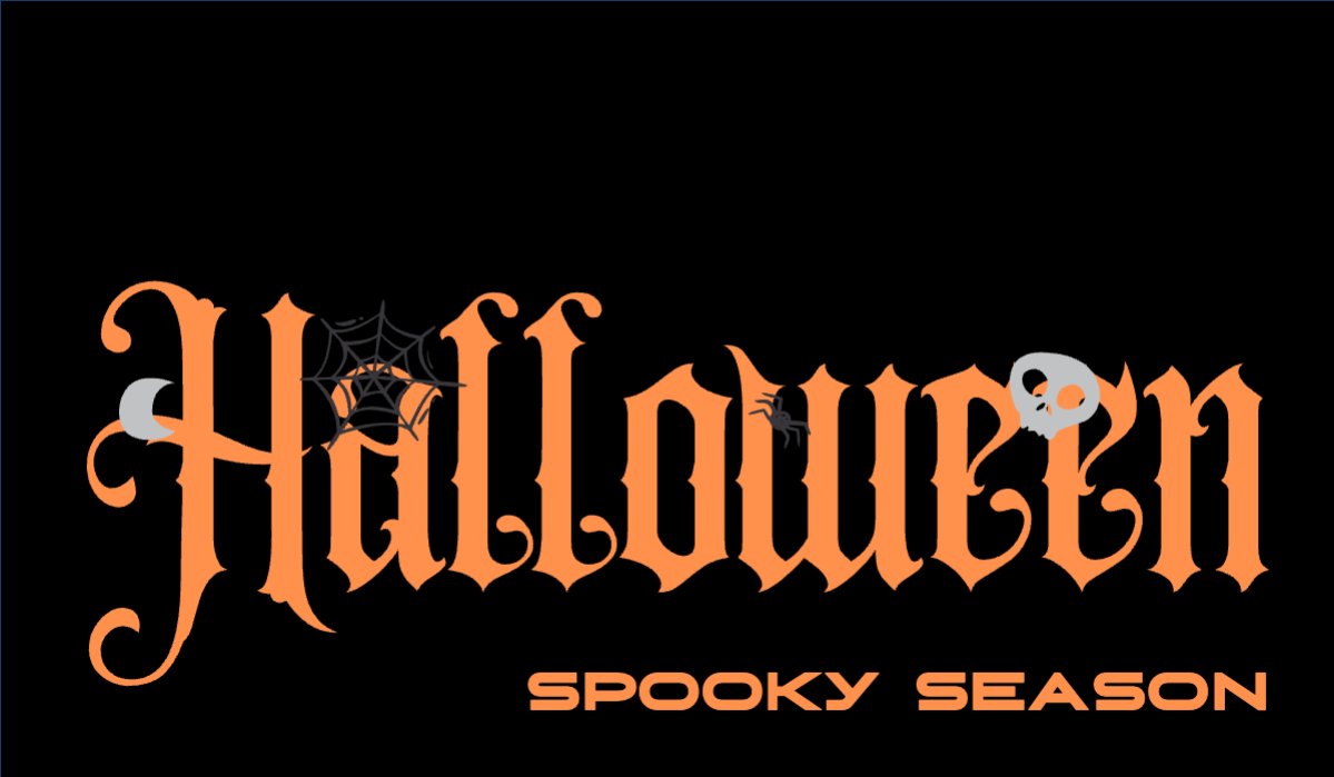 Mẫu Hashtag cầm tay Halloween, lễ hội ma quái, sự kiện, event, dễ thương, cute, chibi, hoạt hình, cartoon — LayerPic