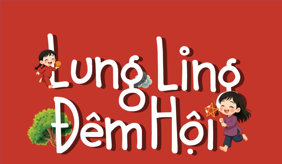 Mẫu Hashtag cầm tay Trung thu, Tết Đoàn Viên, mid-autumn festival, sự kiện, event, dễ thương, cute, chibi, hoạt hình, cartoon — LayerPic