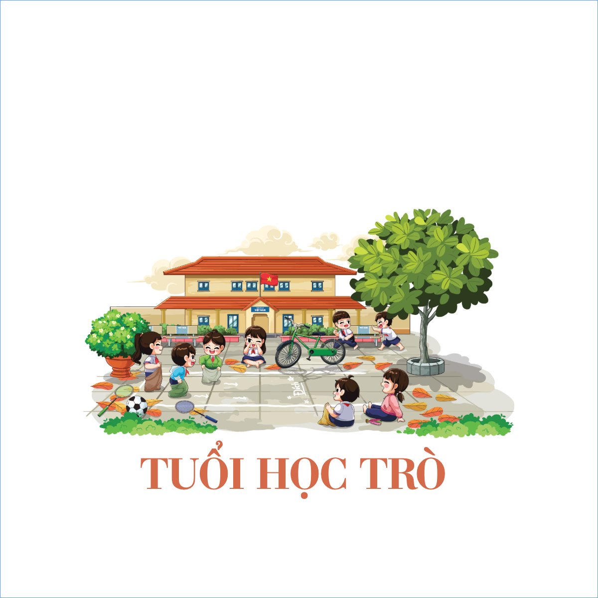 Mẫu Túi canvas Trò chơi dân gian, học sinh, gia đình, family, hội nhóm, team, tập thể — LayerPic