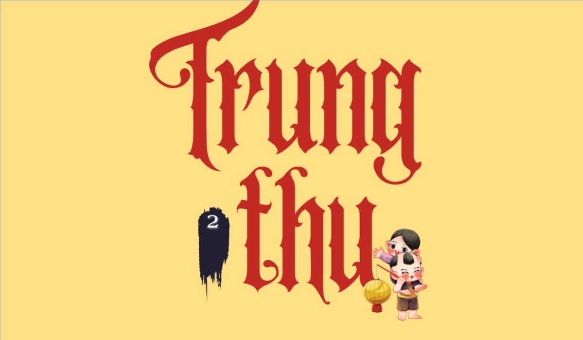 Mẫu Hashtag cầm tay Trung thu, Tết Đoàn Viên, mid-autumn festival, sự kiện, event, dễ thương, cute, chibi, hoạt hình, cartoon — LayerPic
