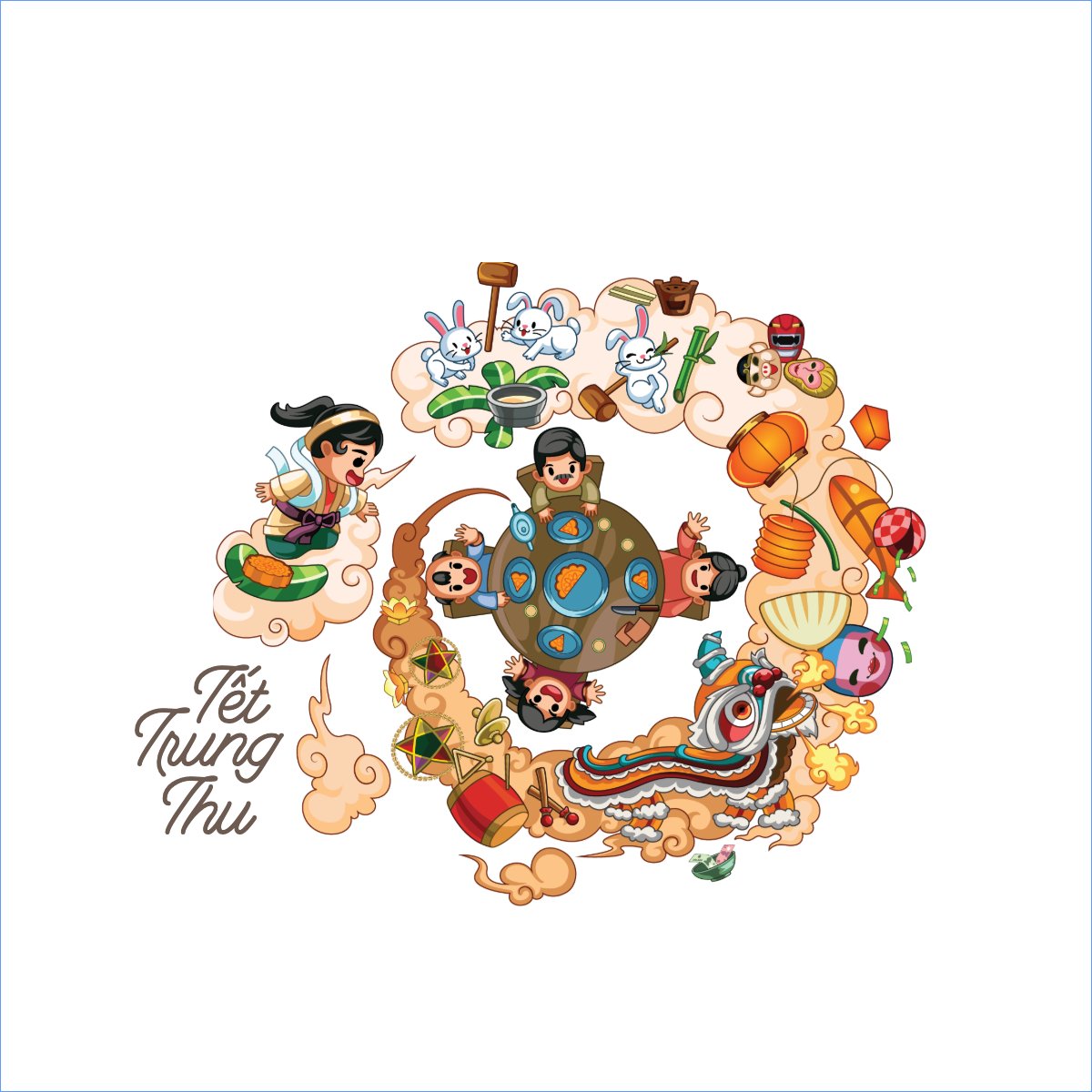 Mẫu Túi canvas Sự kiện, event, trung thu, mid autunm, truyền thống, dân gian — LayerPic