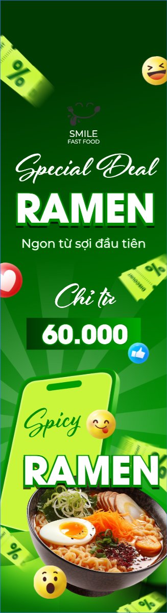 Mẫu Cờ phướn Mì, fastfood, đồ ăn, food, thực phẩm, ẩm thực, món ăn, F&B, thức ăn — LayerPic