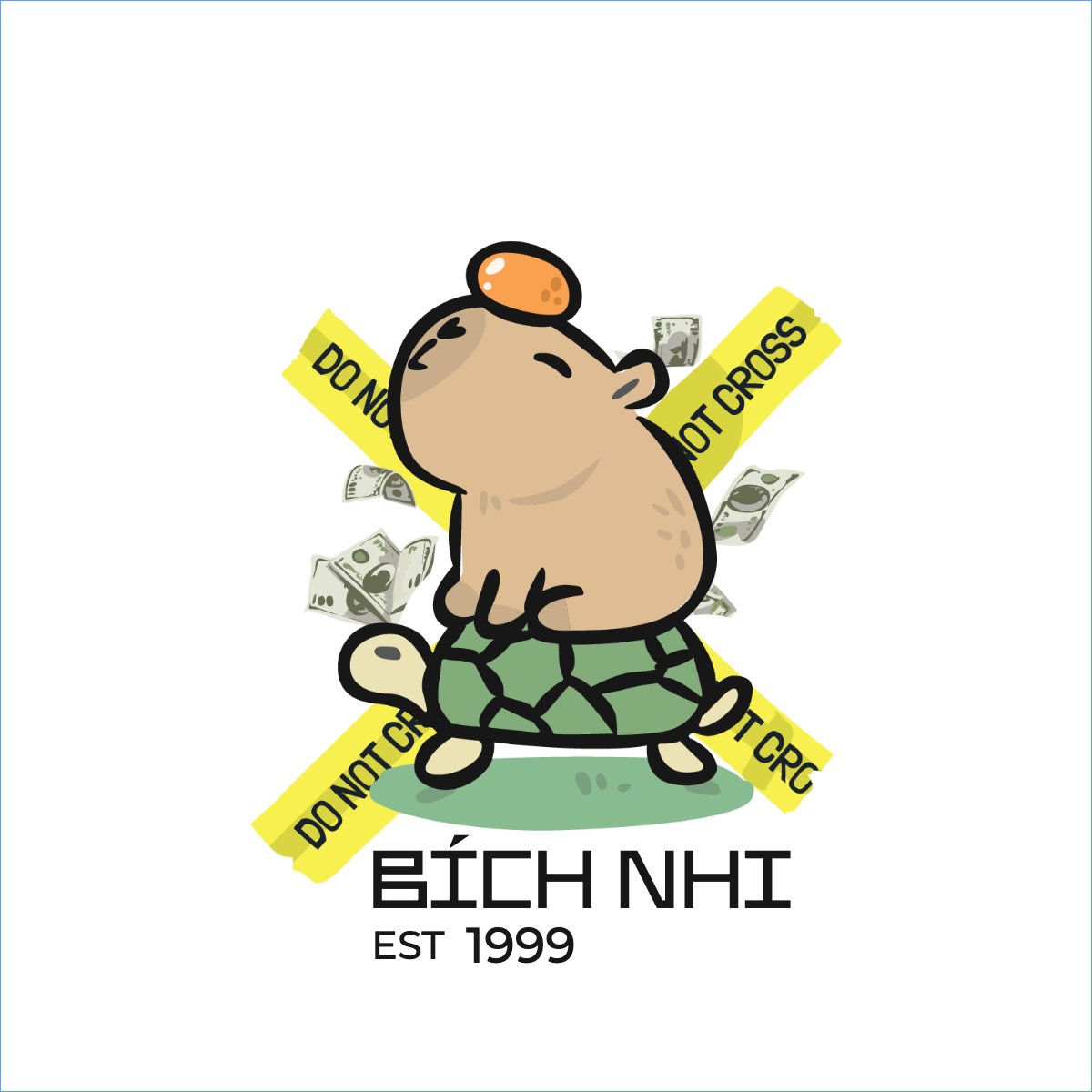 Mẫu Túi canvas Capybara, chuột lang nước, trending, hot, viral, xu hướng, thịnh hành — LayerPic