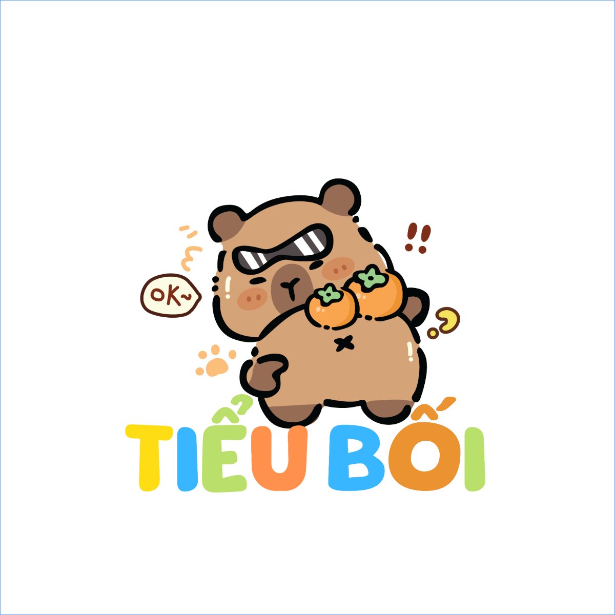 Mẫu Túi canvas Capybara, chuột lang nước, trending, hot, viral, xu hướng, thịnh hành — LayerPic