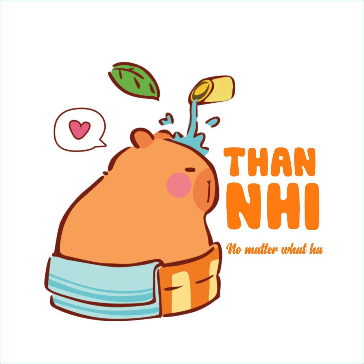Mẫu Túi canvas Capybara, chuột lang nước, trending, hot, viral, xu hướng, thịnh hành — LayerPic