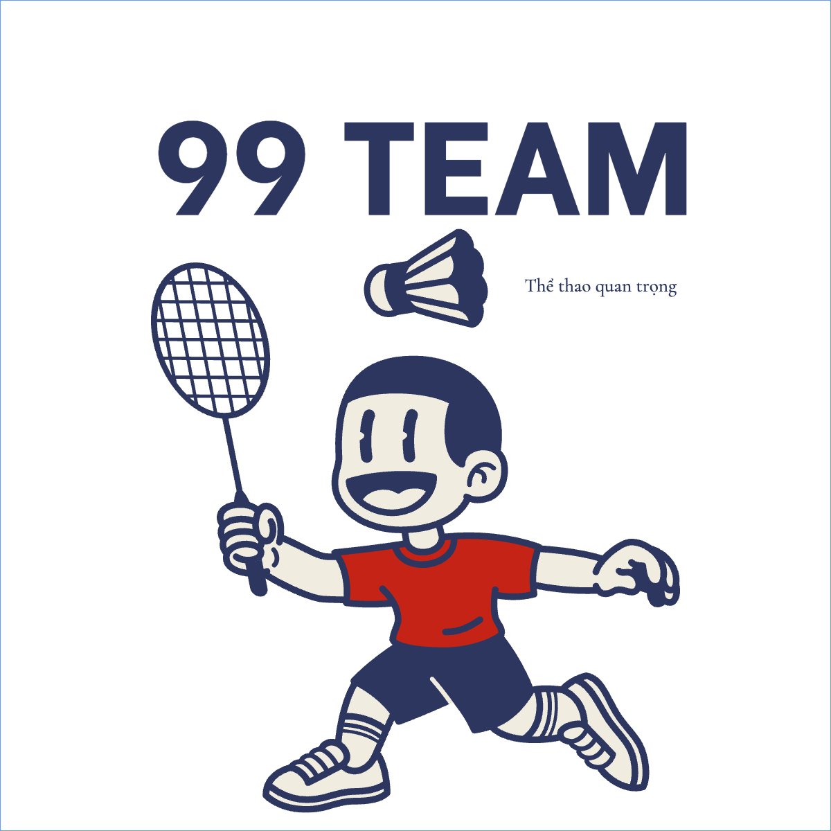Mẫu Túi canvas Badminton, cầu lông, thể thao, sport, hội nhóm, team, tập thể — LayerPic