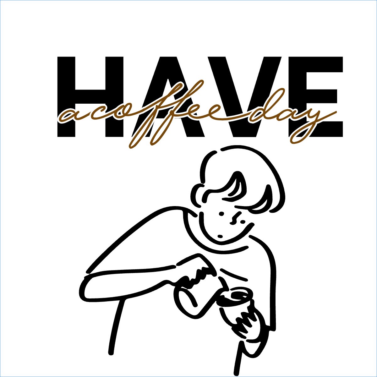 Mẫu Túi canvas Cà phê, coffee, đường phố, streetwear, cá nhân, nhân vật, personal style, signature — LayerPic