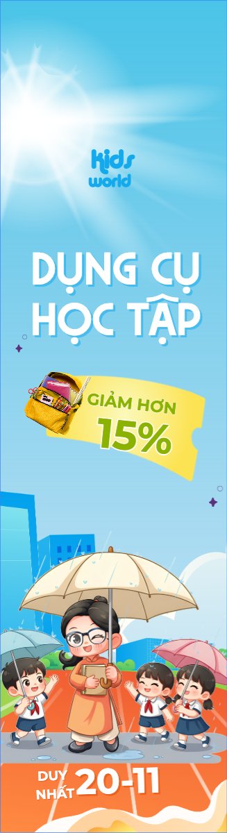 Mẫu Cờ phướn Giảm giá dụng cụ học tập — LayerPic