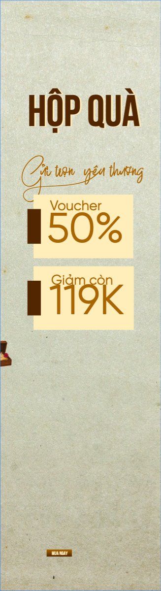 Mẫu Cờ phướn Sale hộp quà bất ngờ 20/11 — LayerPic