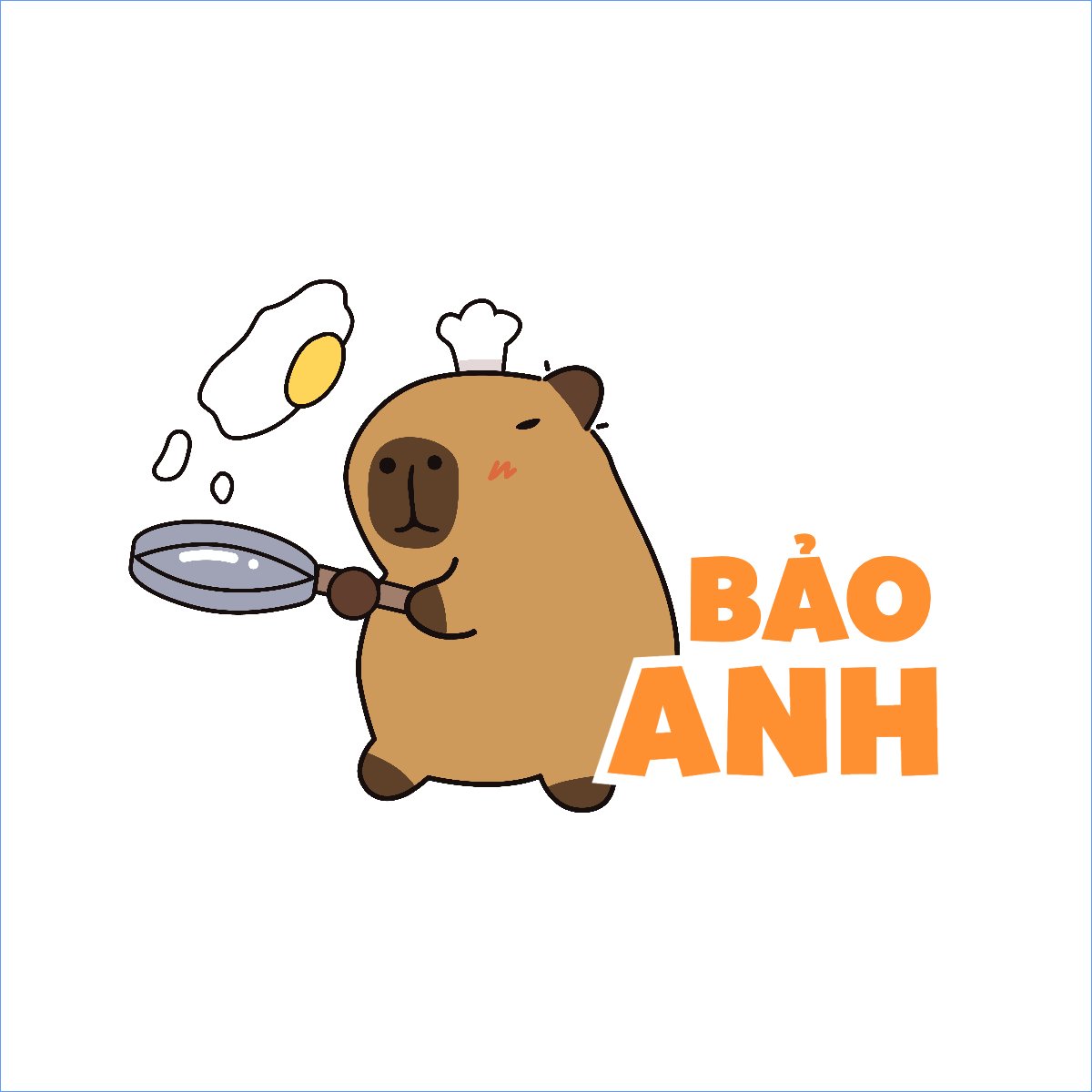 Mẫu Túi canvas Capybara, chuột lang nước, trending, hot, viral, xu hướng, thịnh hành — LayerPic