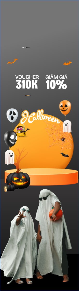 Mẫu Cờ phướn Halloween, lễ hội ma quái, balo, thời trang, fashion, sự kiện, event, dễ thương, cute, chibi, hoạt hình, cartoon — LayerPic